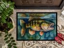 NEW Smallmouth Bass Doormat Front Door Mat Indoor Outdoor Rugs for Entryway, Non Slip Washable Low Pile, 18H X 27W