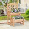 PPL Outdoor Planter Raised Garden Bed - Planter Boxes Outdoor, Herb Garden Planter Outdoor, Planters for Outdoor Plants
