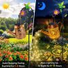 Solar Watering Can Lights, Hummingbird Hanging Lanterns Outdoor, Birthday Gifts for Christmas Mom Women Grandma , Waterproof Solar Lights Garden Decor
