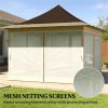 Rain shelter, tent, pergola, suitable for gardens, terraces, brown