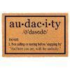 Heavy Duty Natural Coir Welcome Doormat for Front Porch Entryway, Non-Slip Durable Outdoor Mat with Funny Housewarming Gift Design