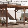 Original SKU:55207963 Outdoor Wooden Gazebo
