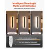 Outdoor Wall Lights, 2 Pack, 23.6 Inch Long Strip Modern Exterior Wall Sconce Light Fixtures, 2700K-6000K, IP65 Waterproof Anti-Rust