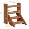 Solid Wood Plant Stand for Flowerpots and Succulents