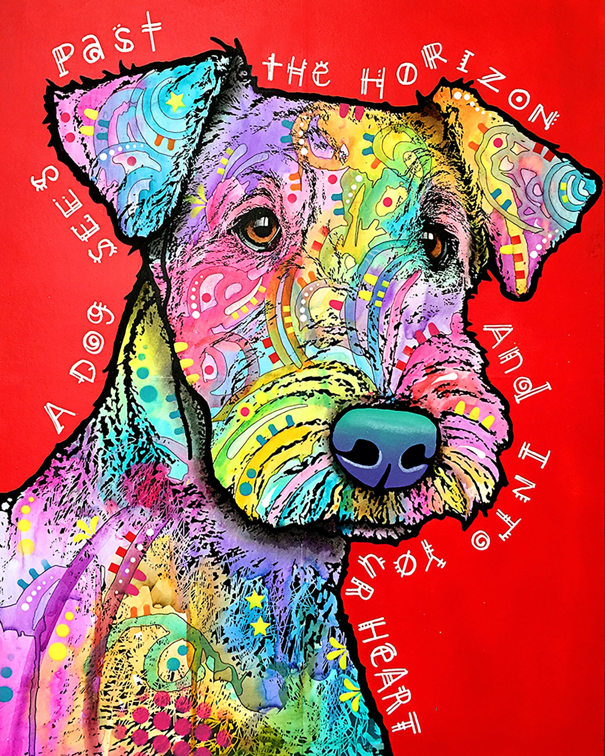 Fox Terrier - Best of Breed Dean Russo House and Garden Flags (size: Garden 12" x 17")