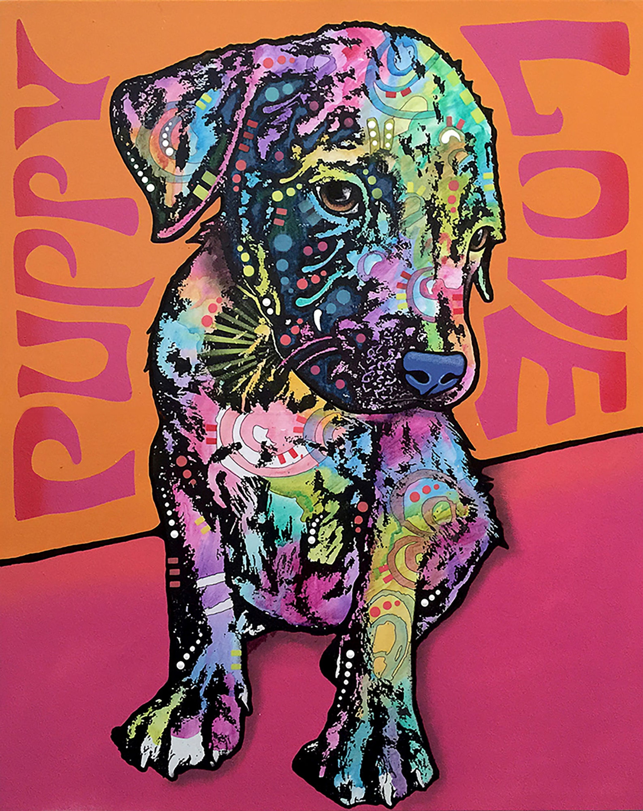 Labrador Puppy - Best of Breed Dean Russo House and Garden Flags (size: House 28" x 40")