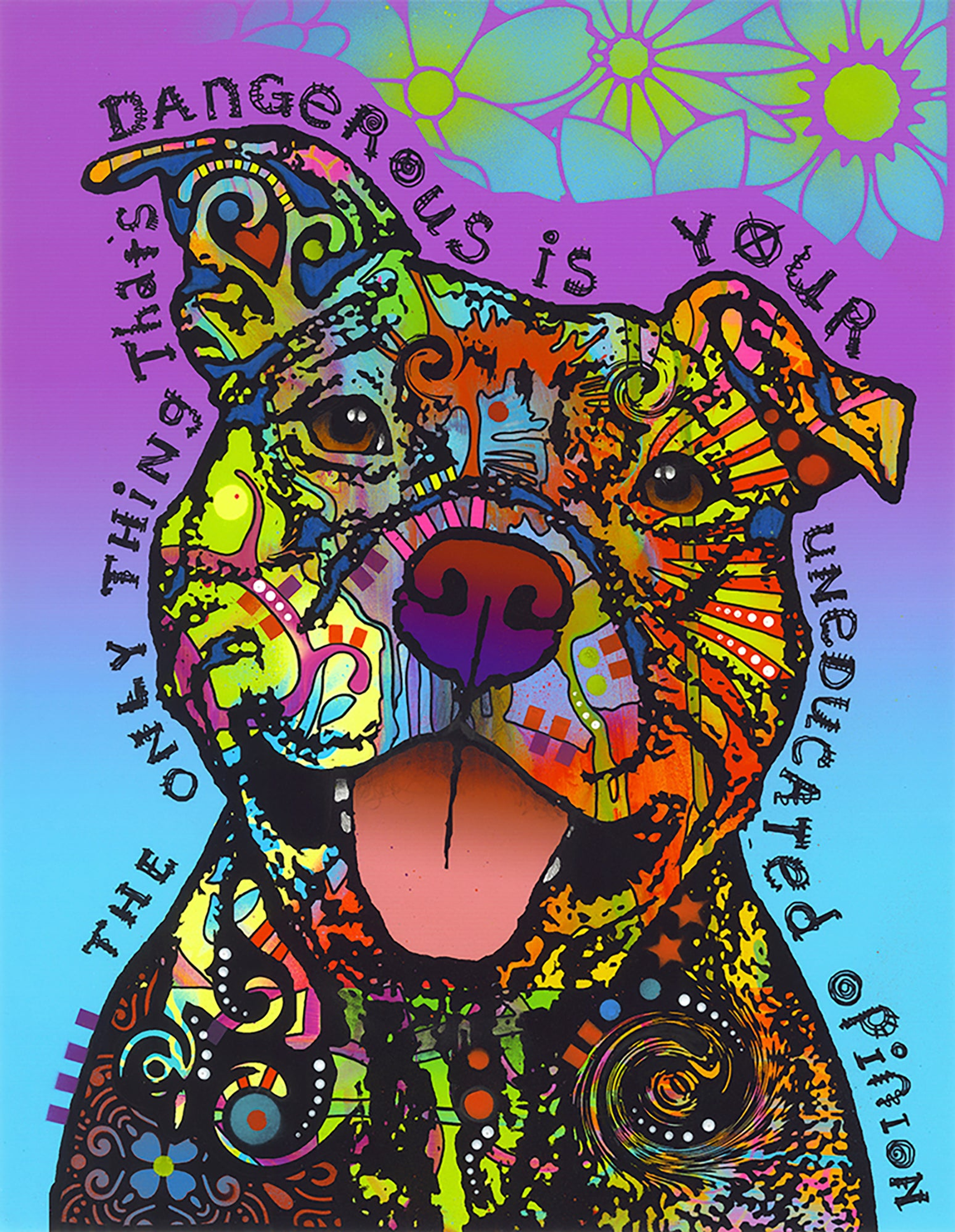 Pit Bull - Best of Breed Dean Russo House and Garden Flags (size: Garden 12" x 17")