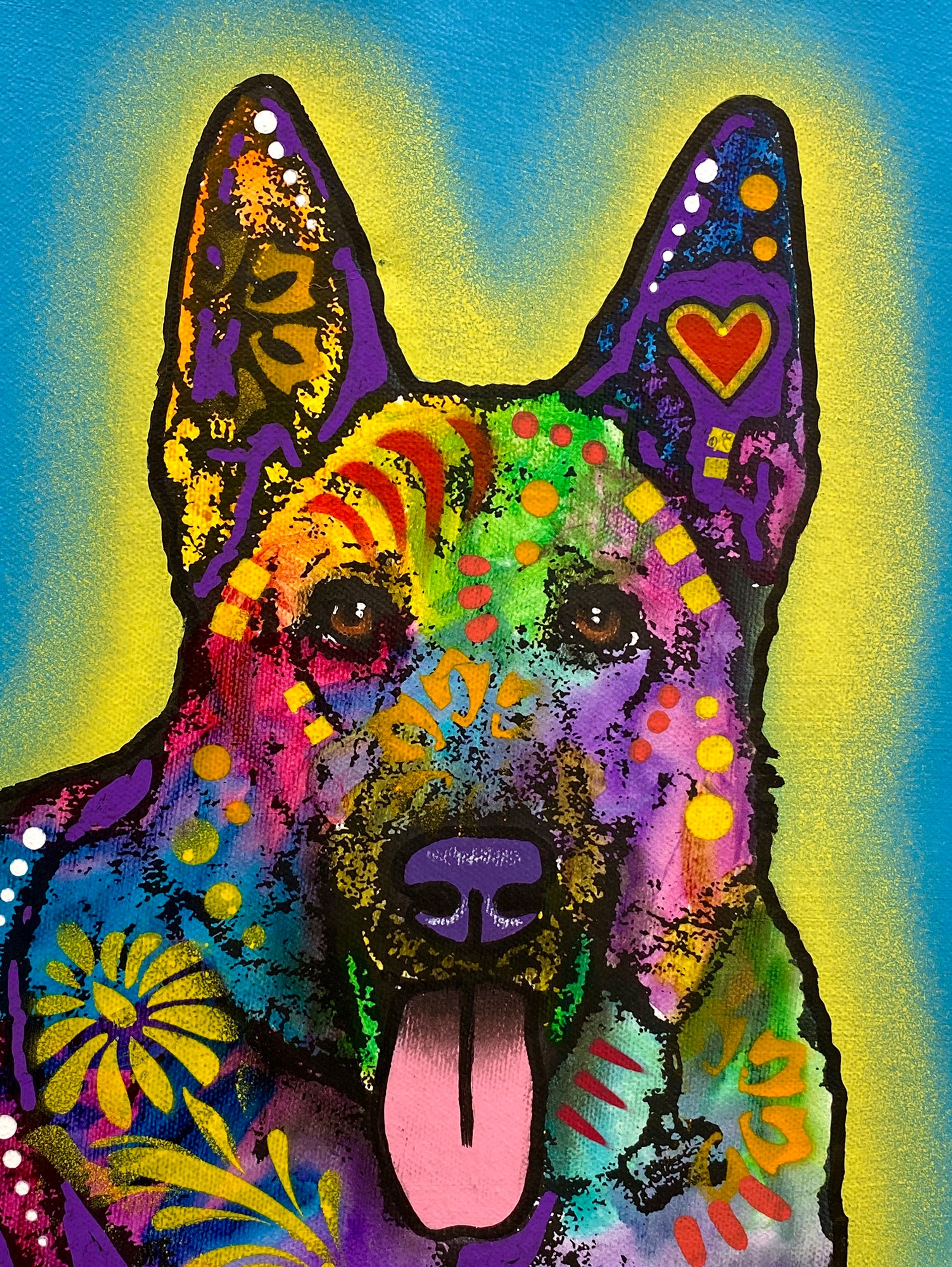German Shepherd - Best of Breed Dean Russo House and Garden Flag (size: House 28" x 40")
