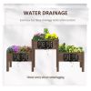 Wooden Elevated Planter Raised Garden Beds