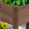 Wooden Elevated Planter Raised Garden Beds