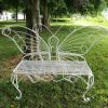 Modern Outdoor Butterfly Garden Benc