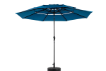 Aluminium 10ft 3 Tier Auto-tilt Umbrella ,Outdoor Patio Umbrella - Market Table Pool Deck Umbrella (Base Not Included)