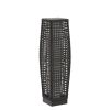 Solar Outdoor Floor Lamp, Lantern Wicker Deck Lights for Garden Decor, 1 Piece