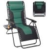 Sleeve-encased zero-gravity chair, heavy-duty outdoor recliner, foldable anti-gravity outdoor leisure chair