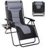 Sleeve-encased zero-gravity chair, heavy-duty outdoor recliner, foldable anti-gravity outdoor leisure chair