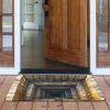 3D Optical Illusion Doormat Non-Slip Welcome Mat Realistic Stone Step Design Indoor/Outdoor Entrance Rug Easy Clean Durable Decor