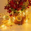 1 Roll Of Moon String Lights; Mini Star Fairy Lights For Patio Garden; Wedding Garden Decoration; Party Festival Lights; Ramadan Decorations Light